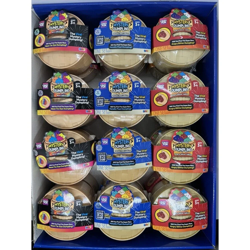 New Original Viral Mystery Dumpling Metallic Pearl-Neon-Angry Sealed Lot Of 24